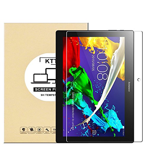 Product Cover KTtwo Lenovo Tab 10 Tablet Screen Protector, 9H Tempered Glass Anti-Scratch Screen Protector for Lenovo Tab 2 A10-70 / Tab 2 A10-30 / Tab 3 10 Business / TB3-X70 / TAB-X103F / Tab 10 10.1 Tablet
