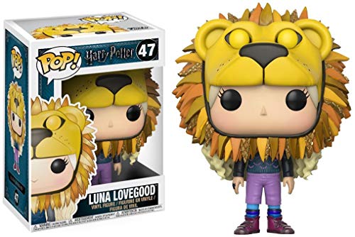 Product Cover Funko Pop Movies: Harry Potter-Luna Lovegood w/ Lion Head Collectible Figure