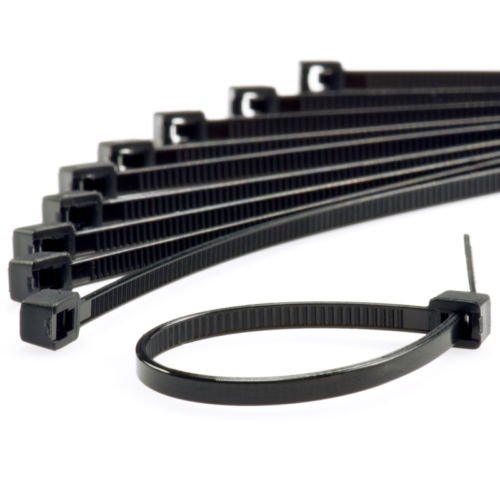 Product Cover NWS Nylon 6-Inch Self Locking Cable Zip - Black (100 Pieces)