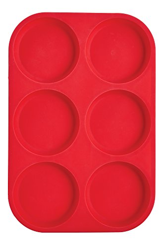Product Cover Mrs. Anderson's Baking 43817  6-Cup Muffin Top Pan, Non-Stick European-Grade Silicone