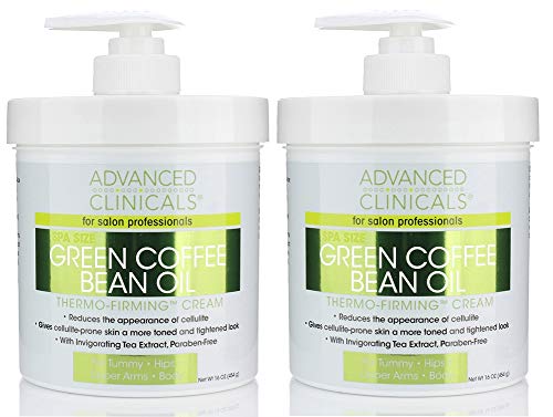 Product Cover Advanced Clinicals Green Coffee Bean Oil Thermo-firming Cream (Two - 16oz)