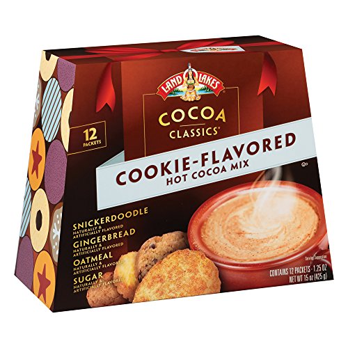 Product Cover Land O Lakes Cocoa Classics, Cookie Flavored Hot Cocoa Mix Variety Pack, 1.25 Ounce , 12 Count