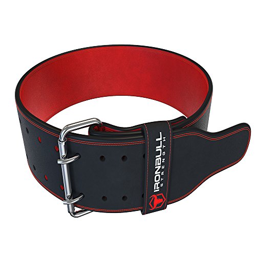 Product Cover Iron Bull Strength Powerlifting Belt/Weight Lifting Belt - 10mm Double Prong - 4-inch Wide - Advanced Back Support for Weightlifting and Heavy Power Lifting