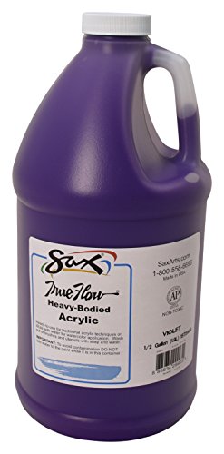 Product Cover Sax True Flow Heavy Body Acrylic Paint, Half Gallon, Violet