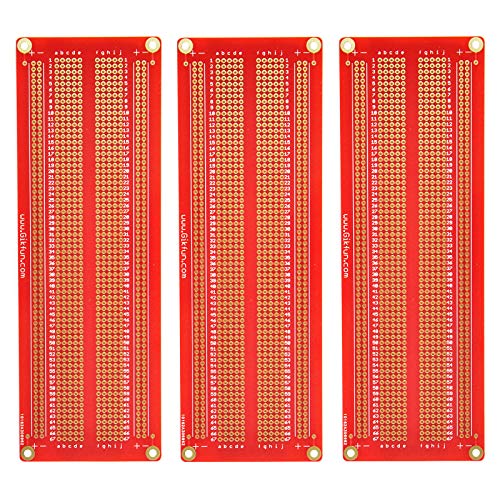 Product Cover Gikfun Large Solder-able Breadboard Gold Plated Finish Proto Board PCB DIY Kit for Arduino GK1008
