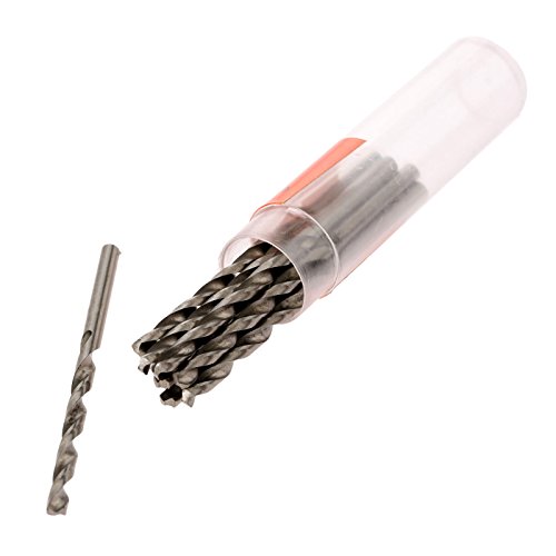 Product Cover Mtsooning 10 Pcs 3mm Micro HSS Twist Drill Bit Straight Shank Electrical Drilling Tool