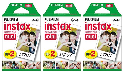 Product Cover Fujifilm Instax Mini Instant Film (3 Twin Packs, 60 Total Pictures) for Instax Cameras