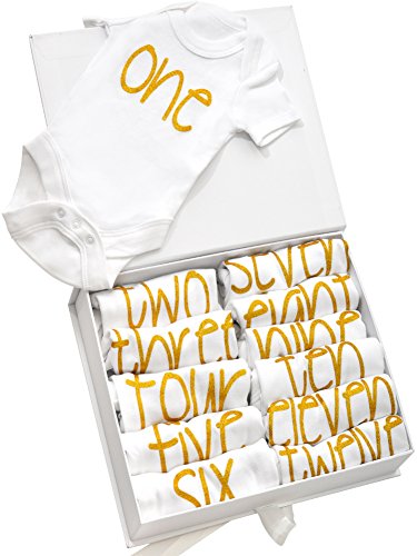 Product Cover NAVI Baby 12 Pack Bodysuits - Gift Set for Newborns - 12 Months of onesies