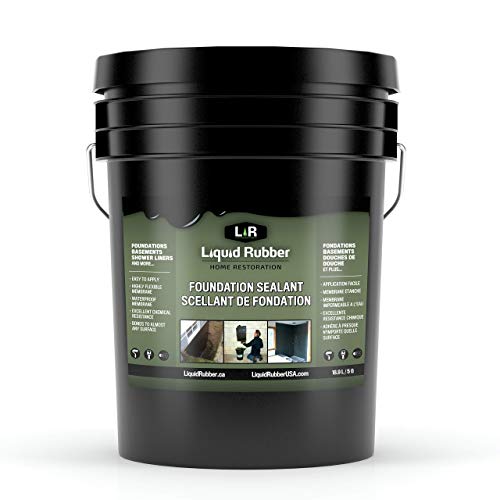Product Cover Liquid Rubber Foundation Sealant, Black 5 Gallon