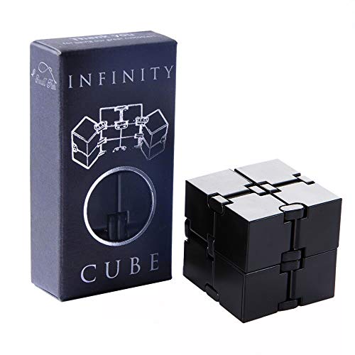 Product Cover Infinity Cube Fidget Toy, Sensory Tool EDC Fidgeting Game for Kids and Adults, Cool Mini Gadget Best for Stress and Anxiety Relief and Kill Time, Unique Idea that is Light on the Fingers and Hands