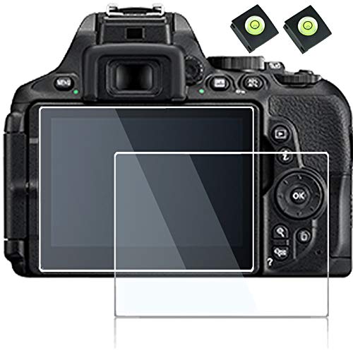 Product Cover Screen Protector Compatible Nikon D5600 D5500 D5300 DSLR Camera,debous Tempered Glass 0.3mm 9H Hard Protective Shield desgined for Nikon d5600 D5500 D5300(2 Pack)