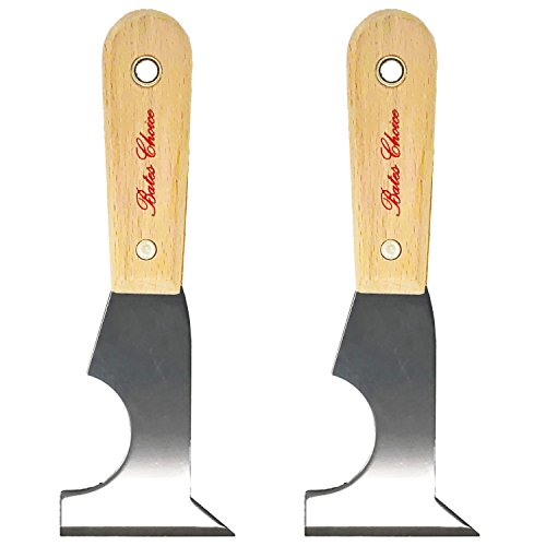 Product Cover Bates- Paint Scraper, Taping knife, Pack of 2 Putty Knife Scraper, Scraper, 5 in 1 tools, Spackle Knife, Caulk Removal Tool, Painters Tool, Paint Can Opener, Paint Remover for Wood, Wallpaper Scraper