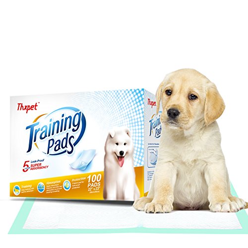 Product Cover Thxpet Puppy Pads Super Absorbent Leak-Proof 100 Count Dog Pee Training Pads 22 x 23 inch