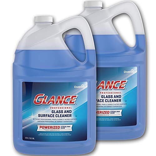 Product Cover Diversey Glance Powerized Professional Glass & Surface Cleaner, 1 Gallon (2 Pack)