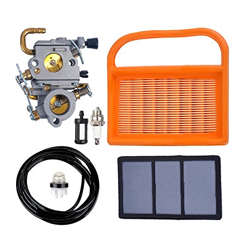 Product Cover Savior C1Q-S118 Carburetor with Air Filter Spark Plug Fuel Line Primer Bulb Fuel Filter for Stihl TS410 TS420 Cut Off Saw 4238 120 0600 4238 141 0300 4238 140 1800