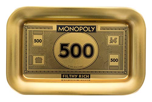 Product Cover Monopoly Filthy Rich Money - Catch All Valet Tray for Men Wallet, Coin, Keys, Jewelry, and More