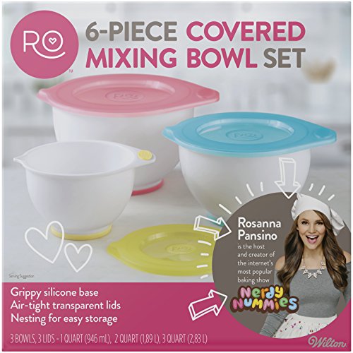 Product Cover ROSANNA PANSINO by Wilton Mixing Bowl with Lids Set, 6-Piece
