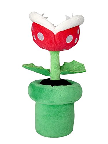 Product Cover Little Buddy Super Mario All Star Collection 1594 Piranha Plant Stuffed Plush, 9