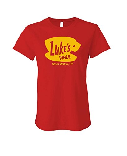 Product Cover The Goozler Lukes Diner - Hollow Gilmore Show Retro - Ladies Cotton T-Shirt