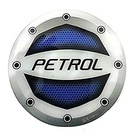 Product Cover Ramanta Car Decal Petrol Sticker for Maruti Baleno (Blue)