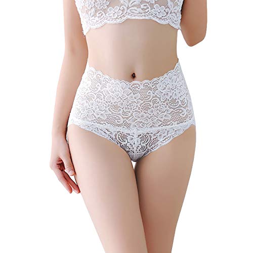 Product Cover cool nik Women's High Waist Lace Panties Comfortable Underwear with High Elastic