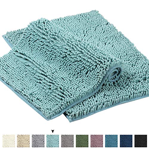 Product Cover Plush Microfiber Bath Rugs Chenille Floor Mat Ultra Soft Washable Bathroom Dry Fast Water Absorbent Bedroom Area Rugs Kitchen Rugs Bathroom Rugs, 17
