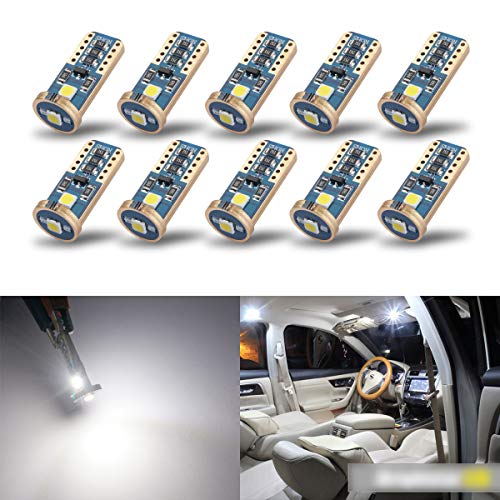 Product Cover iBrightstar Newest Extremely Bright Wedge T10 168 194 LED Bulbs For Car Interior Dome Map Door Courtesy License Plate Lights,Xenon White