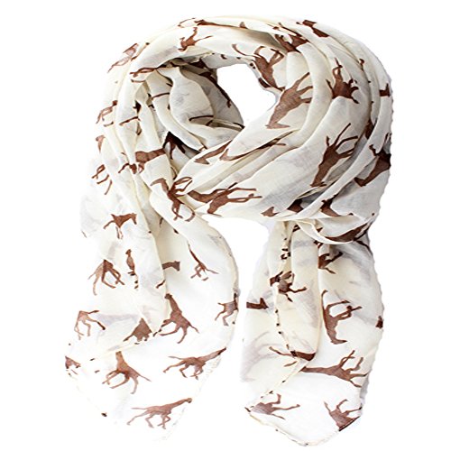 Product Cover Barara King Scarfs for Women Lightweight Print Shawl Wraps Holiday Voile Scarf Gift