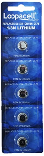 Product Cover 5 Loopacell 1/3N Replaces DL1/3N CR1/3N 2L76 5018LC K58L 3V Lithium Battery