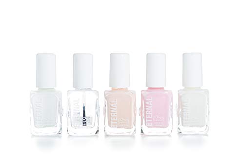 Product Cover Eternal 5 Collection - 5 Pieces Set: Long Lasting, Quick Dry, Bright, Nude or Sheer Nail Polish - 0.46 Fluid Ounces (Oh La La)