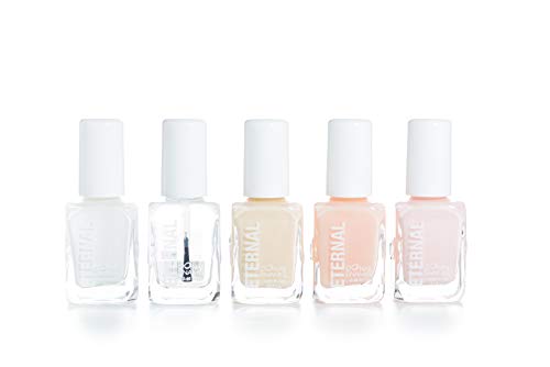 Product Cover Eternal 5 Collection - 5 Pieces Set: Long Lasting, Quick Dry, Bright, Nude or Sheer Nail Polish - 0.46 Fluid Ounces (Et Voilà!)