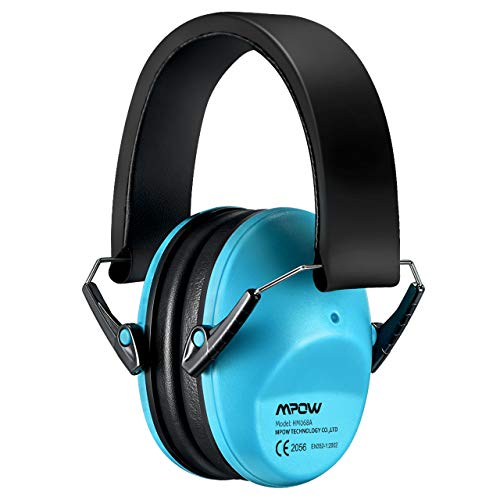 Product Cover Mpow 068 Kids Ear Protection, NRR 25dB Noise Reduction Ear Muffs, Toddler Ear Protection, Protective Earmuffs for Shooting Range Hunting Season, for Toddlers Kids Children Teens-Blue