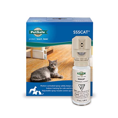 Product Cover PetSafe SSSCAT Spray Pet Deterrent, Motion Activated Pet Proofing Repellent for Cats and Dogs, Environmentally Friendly