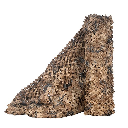 Product Cover LOOGU Bulk Rolls of Camouflage Netting for Photography Background Camo Decorative Net and Hunting Blinds (Desert Digital, 1.5x5M=5x16.4ft)