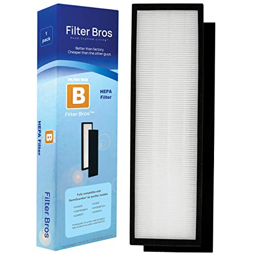 Product Cover FLT4825 True HEPA Filter B Compatible with GermGuardian AC4825 / AC4825E / AC4825DLX Home Air Cleaner Purifiers, AC4300BPTCA / AC4850PT with Pet Technologies and AC4900CA, CDAP4500BCA, CDAP4500WCA