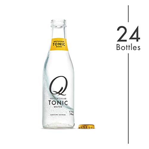 Product Cover Q Mixers Tonic Water, Premium Cocktail Mixer, 6.7 oz (24 Bottles)
