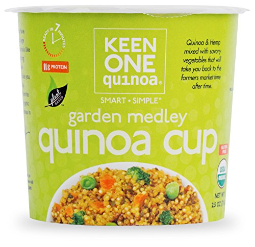 Product Cover Keen One Quinoa Garden Medley - Royal Organic Quinoa with Hemp and Savory Vegetables {Pack of 6 Cups}