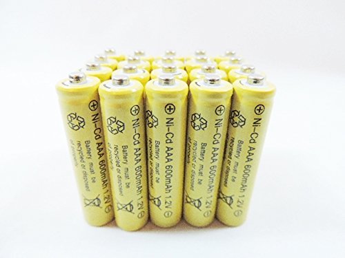 Product Cover Solar Light AAA Ni-CD 600mAh Rechargable Batteries (Pack of 20)