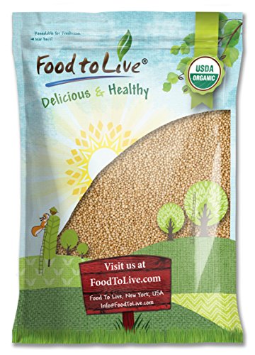 Product Cover Organic Amaranth Grain, 10 Pounds - Whole Seeds, Non-GMO, Kosher, Vegan, Bulk