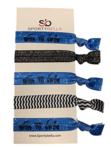 Product Cover Infinity Collection Swimming Hair Ties- Girls Swimming Accessories- Swim Jewelry for Swimmers