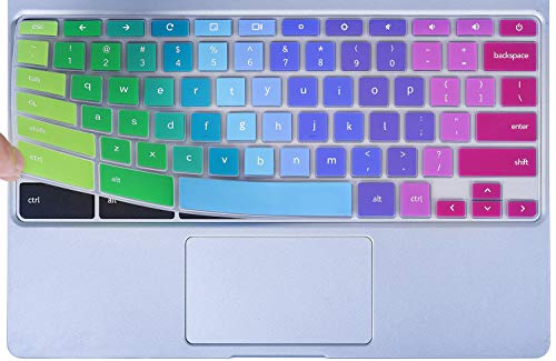 Product Cover Colorful Keyboard Cover for 2019/2018/2017 Samsung Chromebook 4 3 XE310XBA XE500C13 XE501C13 11.6/Chromebook 4 15.6