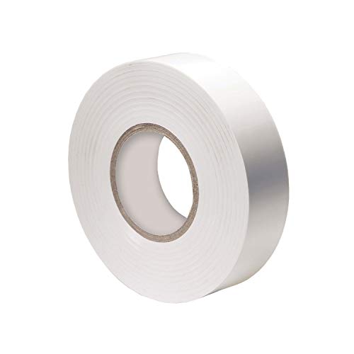 Product Cover Vinyl Electrical Tape, 3/4-Inch x 66 Ft Roll, UL Listed, White (1 Pack)