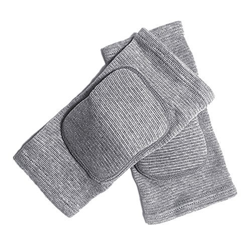 Product Cover MINILUJIA Children's Kids Knee Brace Pad Tight Non-Falling Sponge Sleeves Breathable Flexible Elastic Support Protector Cover 2PCS/Pair (xs, Grey)