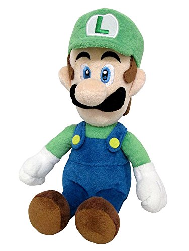 Product Cover Little Buddy Super Mario All Star Collection 1415 Luigi Stuffed Plush, 10
