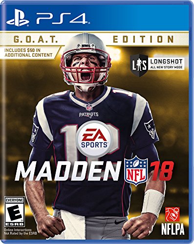 Product Cover Madden NFL 18 G.O.A.T. Edition - PlayStation 4