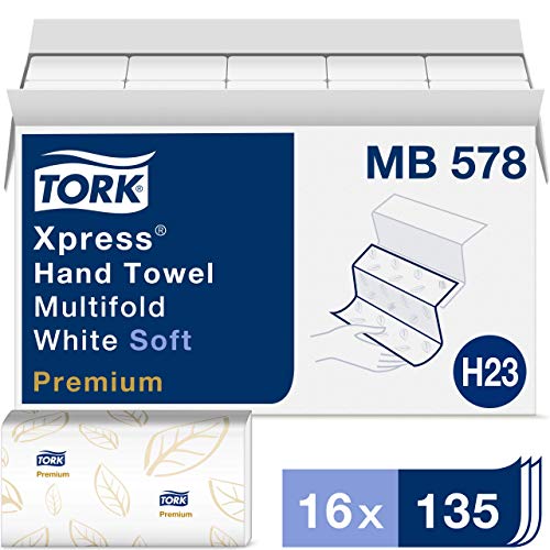 Product Cover Tork Premium MB578 Soft Xpress Multifold Paper Hand Towel, 3-Panel, 2-Ply, 9.125
