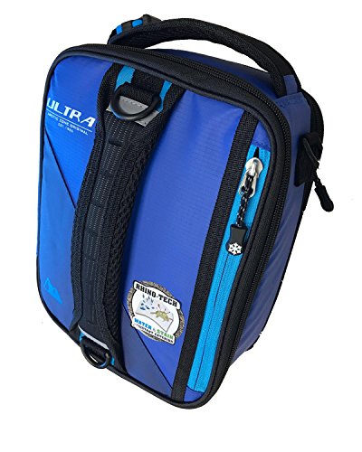 Product Cover Arctic Zone 3-in-1 Bento Lunch Bag Durable Lunch Box with Drink Cooler Compartment Detachable Shoulder Strap and 2 Reusable Ice Pack, Blue