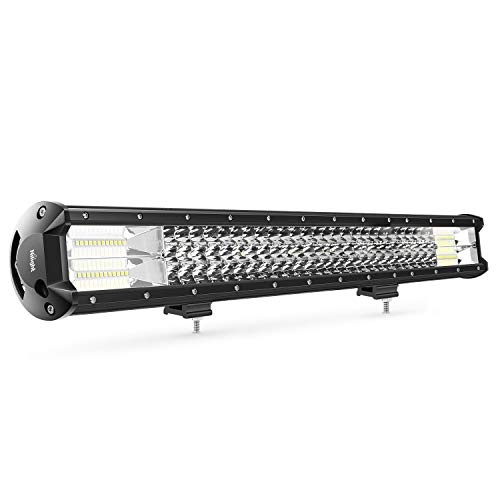 Product Cover Nilight 18005C-A 1PC 26Inch Triple Row Lights 297W 29700LM Flood Spot Combo Beam Bar Driving Boat Super Bright Led Off Road Trucks,2 Years Warranty