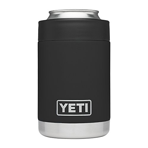 Product Cover YETI Rambler Vacuum Insulated Stainless Steel Colster, Black DuraCoat