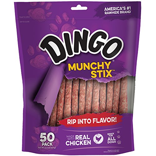 Product Cover Dingo Non-China Munchy Stix Dog Chews For All Dogs, 50-Count